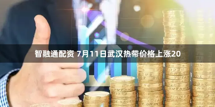 智融通配资 7月11日武汉热带价格上涨20